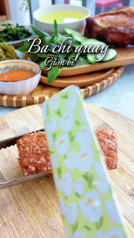 Mời cả nhà 1 miếng ba chỉ quay giòn bì #bachiquaygionbi #thitquaygionbi #cooking #nauancungtiktok #venhaancom 