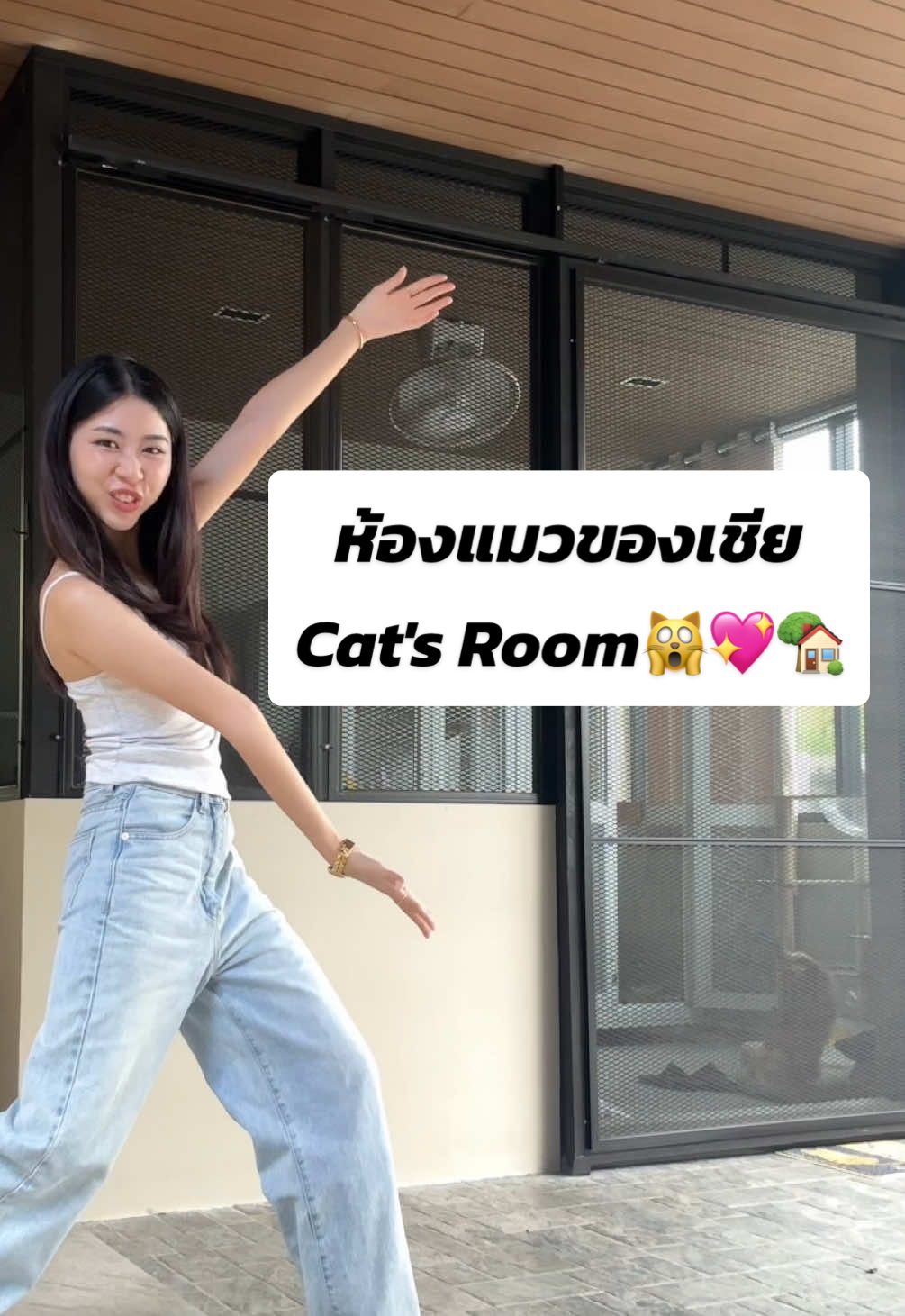 มาแล้วค่าาา Cat's room tour🏡😻✨ 📍พิกัด@โต ต่อ เติม  #ทริชเชียพี่มีโชค #triciapmeechok #บ้านแมว #ห้องแมว #ต่อเติมบ้าน 