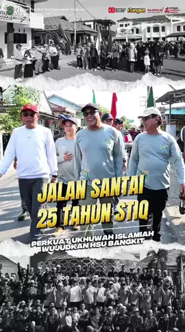Dalam rangka memperingati milad ke-25 STIQ Rakha Amuntai, Bupati HSU H. Sahrujani turut serta dalam kegiatan jalan santai bersama masyarakat dan civitas akademika. Momentum ini mempererat kebersamaan dan semangat keislaman. Pemerintah daerah menyatakan komitmennya untuk mendukung kemajuan pendidikan Al-Qur’an, khususnya di Kalimantan Selatan. Dukungan ini diharapkan memperkuat kualitas generasi Qur’ani di Hulu Sungai Utara Semoga langkah kecil hari ini menjadi pijakan besar bagi STIQ Rakha Amuntai untuk terus berkembang dan memberikan manfaat luas bagi masyarakat dan dunia pendidikan di Hulu Sungai Utara. @Haji Sahrujani  @Hero Setiawan  @adilesmana  @Agus wah  #PonpesRakhaAmuntai #STIQRakhaAmuntai #CintaAlquran #GenerasiQurani #AmuntaiKotaBertaqwa Follow: IG 👉🏻 https://www.instagram.com/prokopimhsu/ Tiktok 👉🏻 https://www.tiktok.com/@prokopimhsu Youtube 👉🏻 https://www.youtube.com/@prokopimhsu Web 👉🏻 http://prokopim.hsu.go.id 