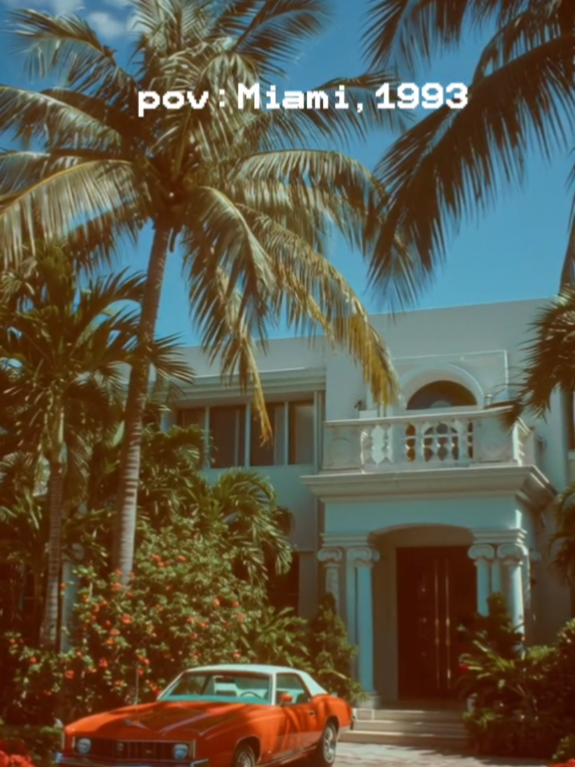 pov: Miami, 1993 #aesthetic #mood #nostalgia #90s #cozyplace 