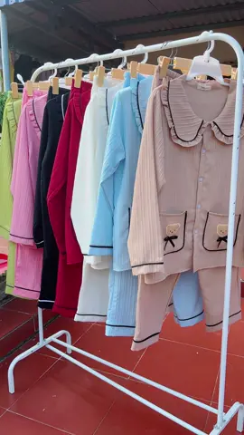 Combo 2 bộ túi gấu tay dài đũi gân mềm #pijamanu #muâtitiktokshop🛍 #doboxinh #bongunu #video 