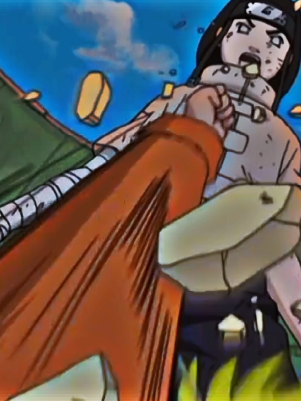 عندما استخدم ناروتو عقله...🔥💀 (ناروتو يهزم نيجي في اختبارات التشونين)... #anime #naruto #fyp #ناروتو  #ناروتو_شيبودن 