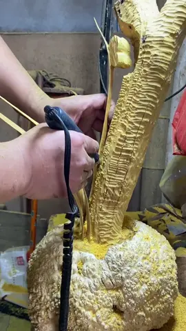 Từ cục gỗ vô tri chỉ có thể làm củi đun, qua bàn tay nghệ nhân #golua #tuonggodep 