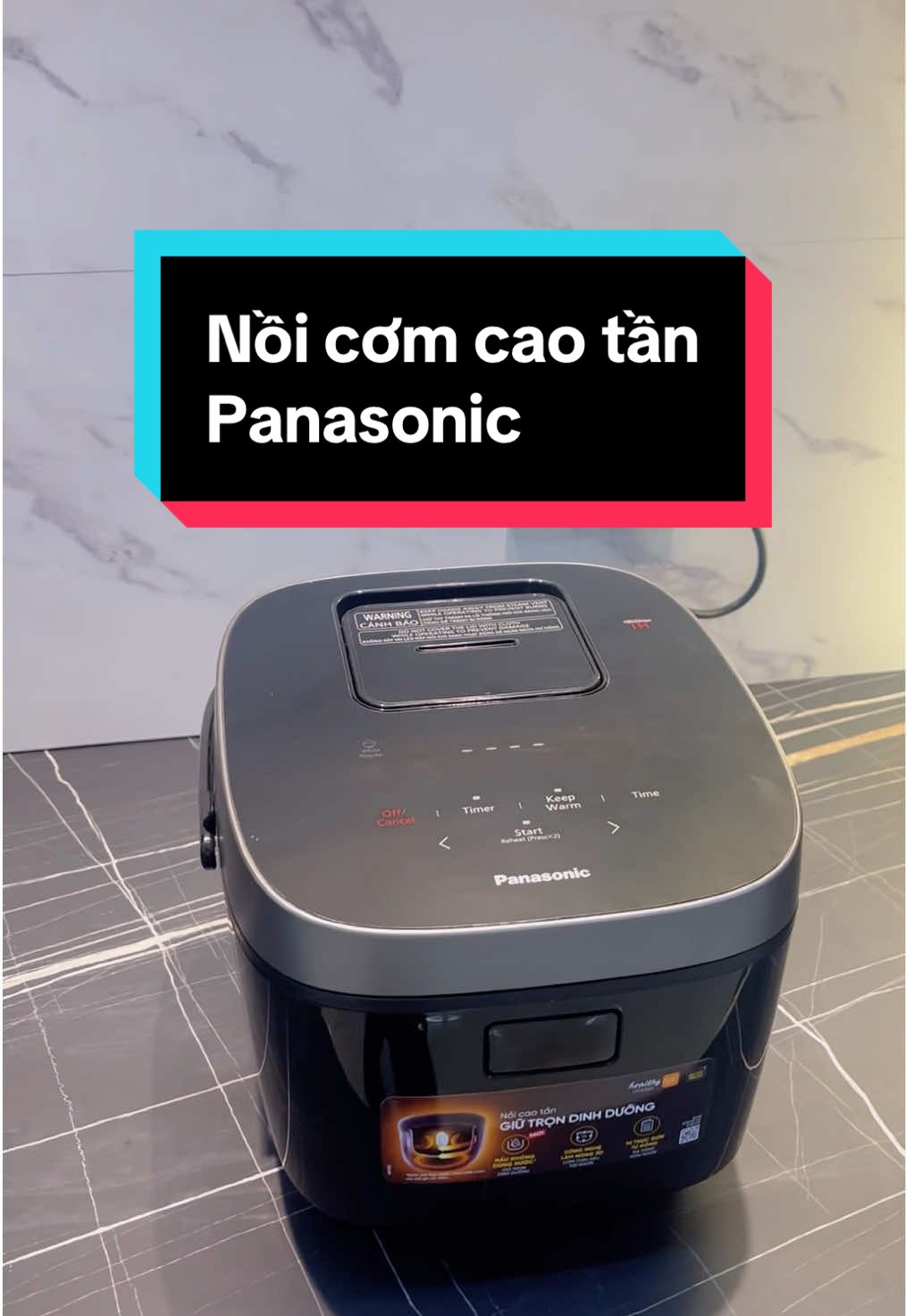 Nồi cơm cao tần Panasonic 2025#ĐiệnMáyÁnhChinh #TikTokAwardsVN #panasonic #giadung #noicomcaotan 