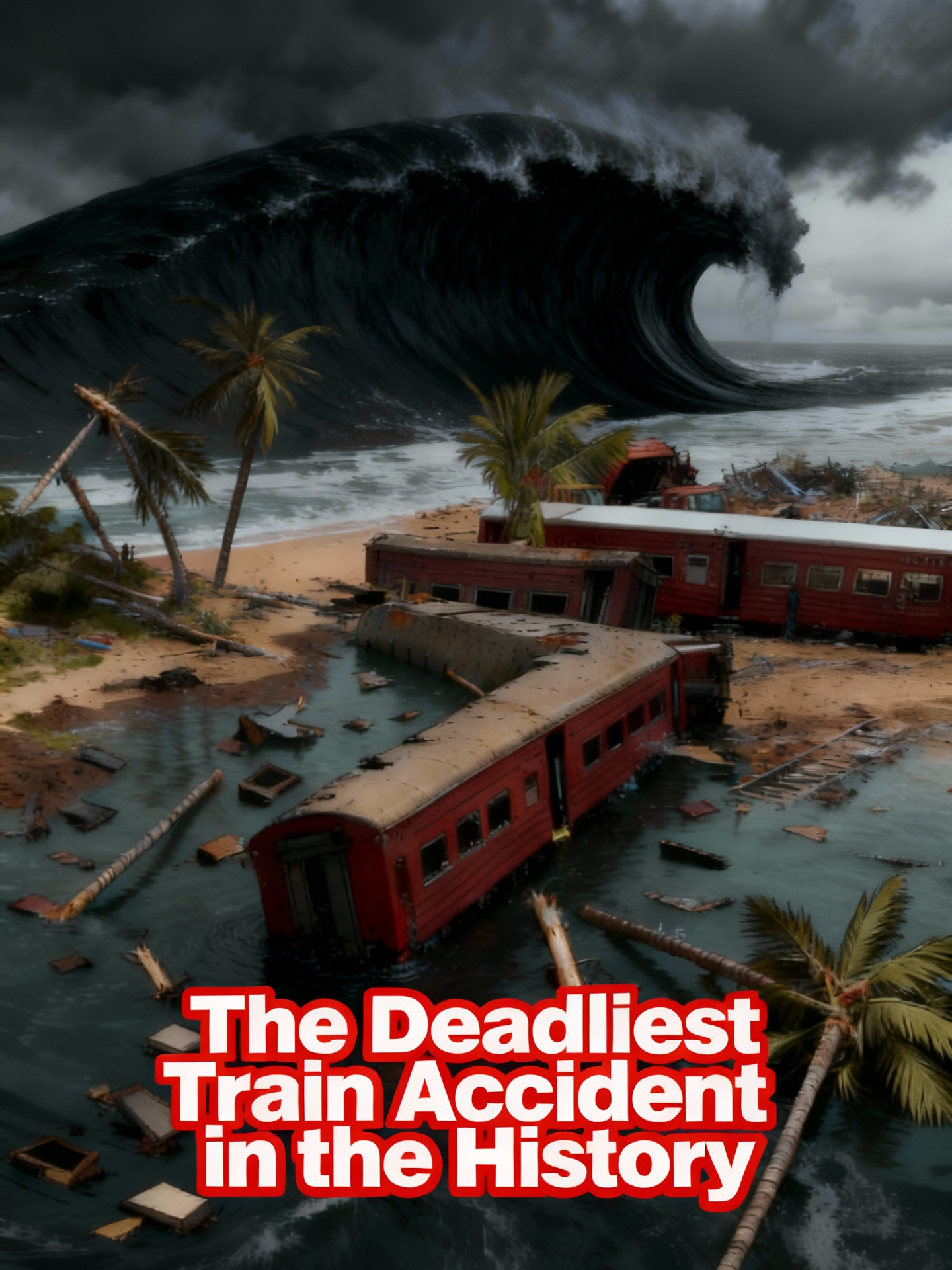 A festive holiday journey turned into an unimaginable tragedy. The story of 1,700 people and the wave that ended their journey. 🙏 #srilanka #tsunami #truestory #trainaccidient #stories #animation