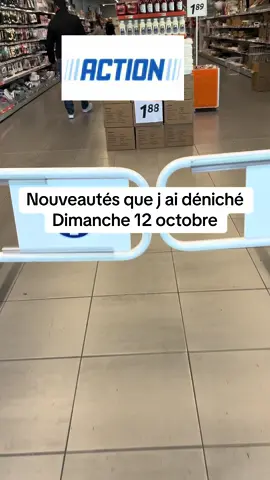 Dimanche 12 octobre Action#action #nouveaute #arrivage 