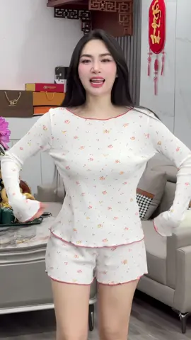 Bộ ngủ xinh #thoitrangthudong #bomacnhaxinh #domacnha #xuhuong 