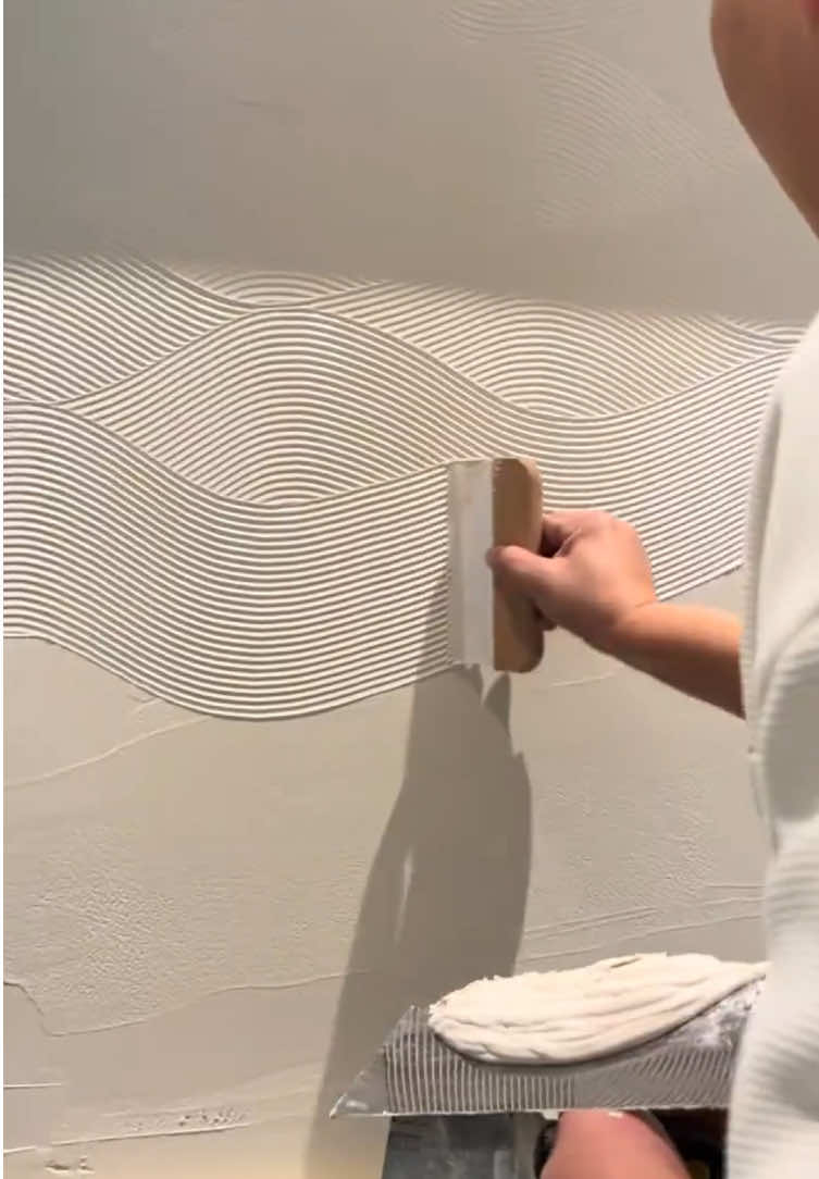 Plaster Microcement application Wall decorations  Paint manufacturing 🎨 🎨🖌️#painting #painters #fyp #paint #paintingart