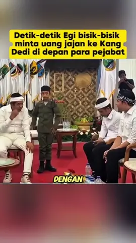 ketika egi bisik bisik minta uang jajan #semuajaditersenyum#kdm#egi#pejabat
