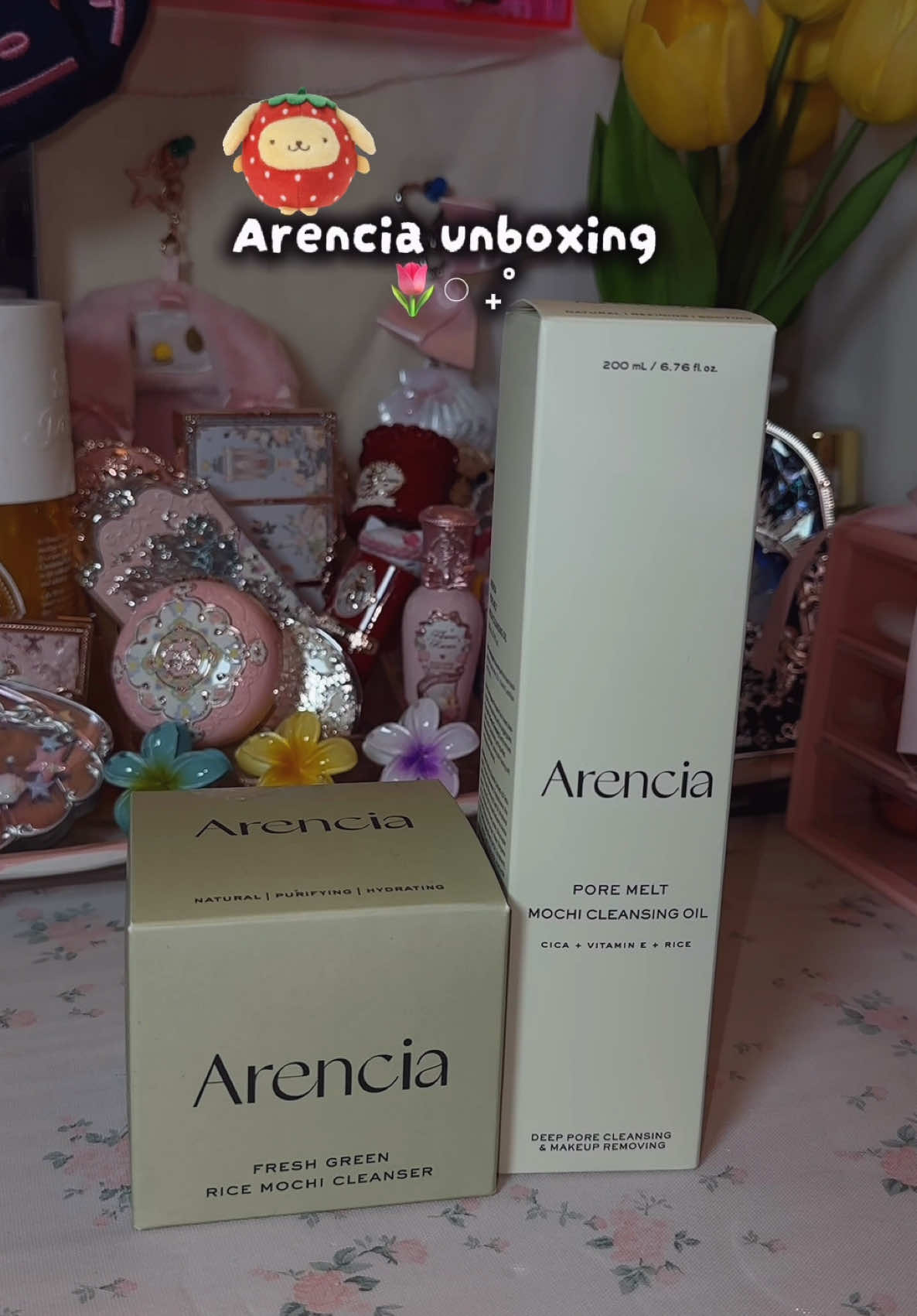 Love @Arencia 💗💗so much! #arencia #skintok #unboxing #pr #fyp 