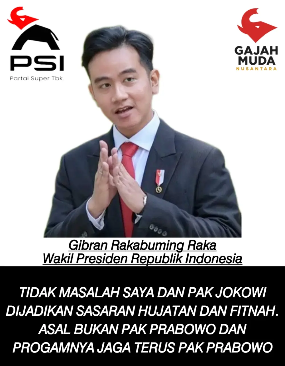 tidak masalah saya dengan pak jokowi yang diserang asal jangan pak prabowo dan programnya tutur wakil presiden Gibran Rakabuming Raka #wakilpresidengibran  #gibranrakabuming  #gibran  #prabowo  #jokowi 