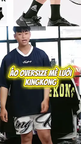 Mẫu áo thun oversize mè lưới KingKong thể thao #tiktoklive #dotapgym #kingkongsportwear #bảokongchúa #aothun 