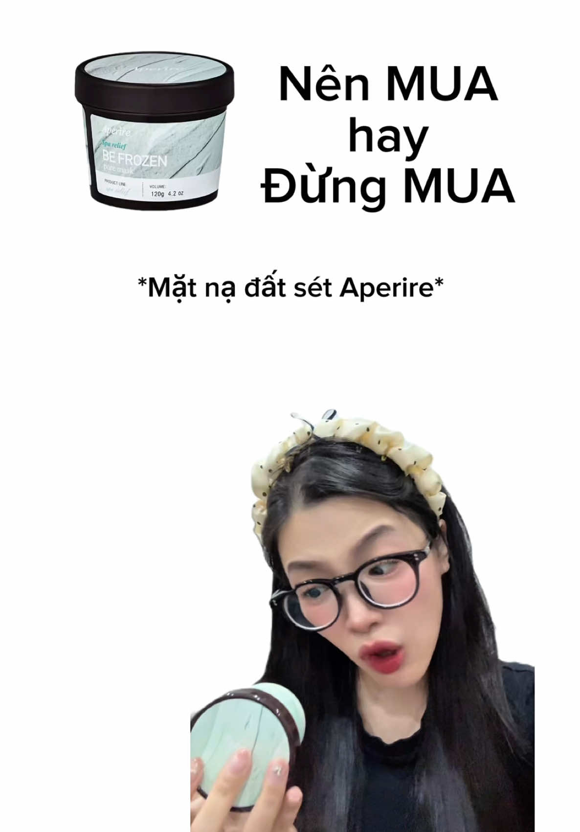 Mặt nạ đất sét viral nên mua hay đừng mua - Mặt nạ đất sét Aperire  #reviewlamdep #pixinhxinh #aperire #aperireclaymask #matnadatset 