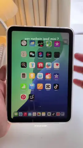 pov nyobain ipad mini 7 #ipad #ipadmini #ipadmini7 #iphone 