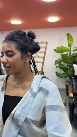 Half curly half braids 😍✨