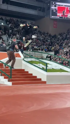 @nyjah that catch was wild 🤯  Rewatch the action from #SLSParis NOW on Rumble using code ‘SLSPARIS’ Nyjah will be out or next stop you won’t want to miss, #SLSLasVegas | Oct 25 | Tickets at the link in bio 