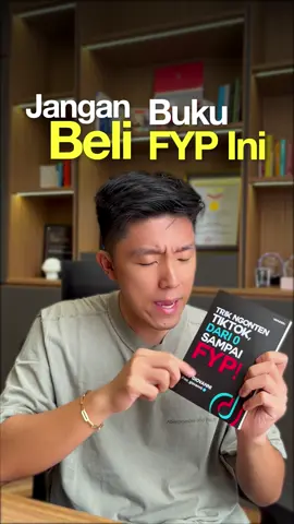 Jangan Beli Buku FYP ini kalau kalian udah Jago di Tiktok Affiliate ya!! Ini Buku khusus Pemula 🔥 #trendtiktok #fypspecialist #leogiovanni #carafyp #trikfyp 