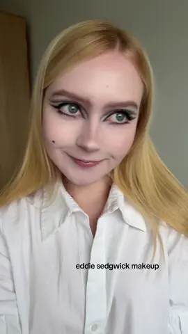 eddie sedgwick makeup  #makeup 