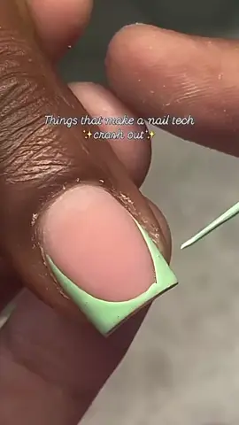 I always scream so loud in my head whenever this happens 😂😂😭 #nailinspo #nailart #nailtutorial #frenchtipnails #nailsartvideos 