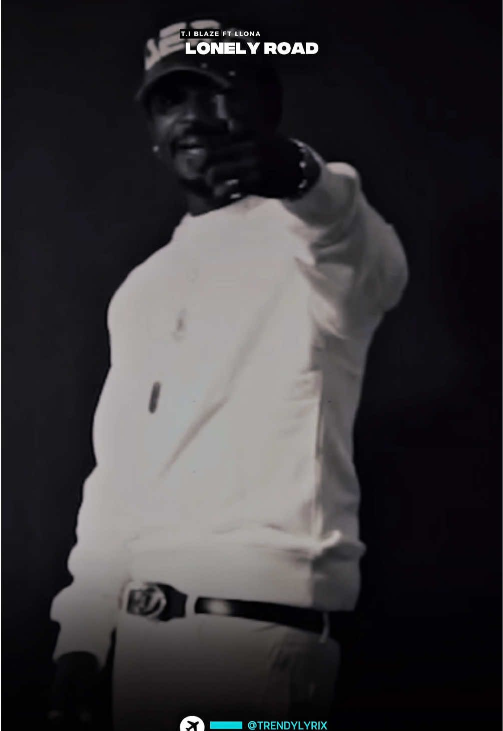 Lonely Road (lyrics) - T.I Blaze ft Llona  #lonelyroad #tiblaze #llona #lyricsvideo #newtrend 