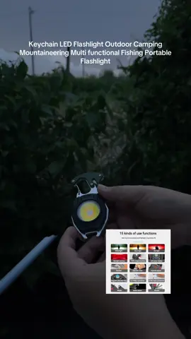 Keychain LED Flashlight Outdoor Camping Mountaineering Multi functional Fishing Portable Flashlight #ledflashlight #emergencyflashlight #minikeychainlight #keychainflashlight #multifunctionallightkeychain 