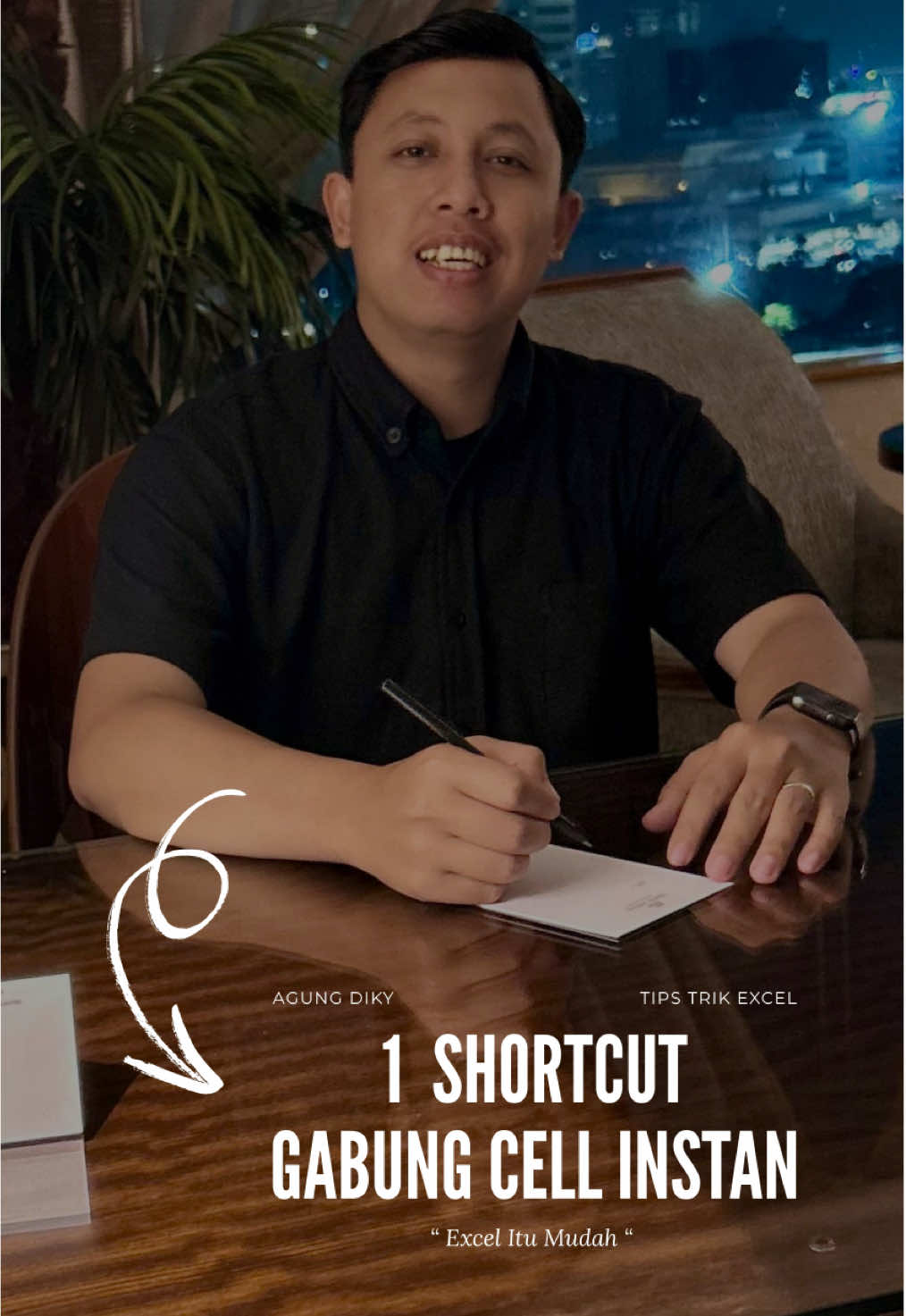 Trik cepat menggabungkan kolom di excel #promomakan1010 #excel #tipsandtricks 