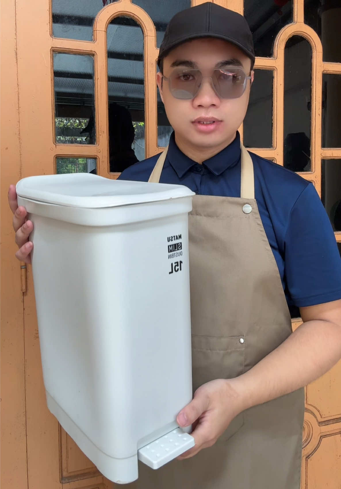 Thùng đựng rác ngăn mùi dung tích 10/15L tiện lợi 