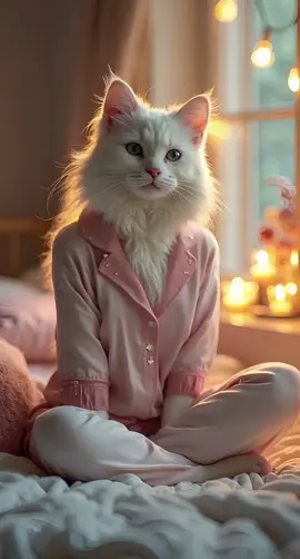 حبيبي صباح الخير🥰🤍 Good Morning Habibi😍 #cat #ai #goodmorning #صباح_الخير #حبيبي❤️ 