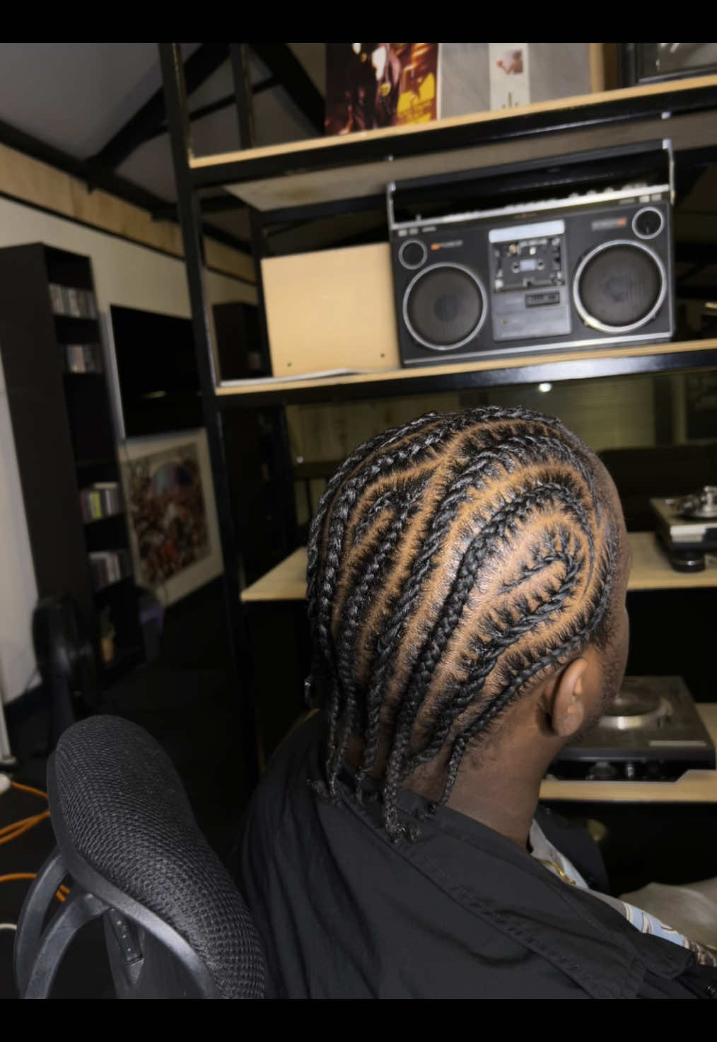 Freestyle flat twists x cornrows #flattwist #cornrows #freestylebraids #foryou 