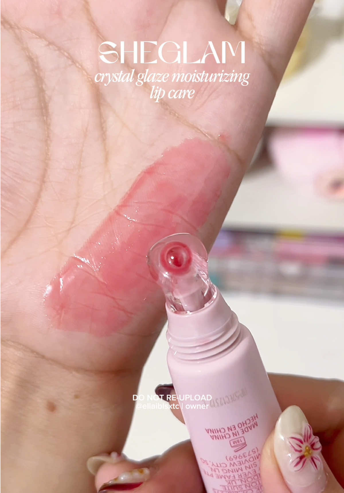 sheglam moisturizing lip care 💖✨ #sheglam #sheglamcrystalglazelipcare #lipcare #lipgloss #lipmoisturizer @SHEGLAM 