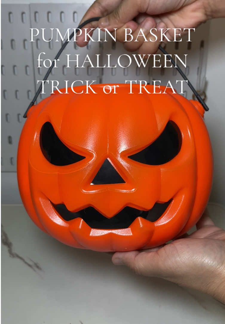 Pumpkin Basket for Halloween / Trick or Treat #pumpkinbasketforhalloween #halloweenbasket #trickortreat #pumpkinbasket 