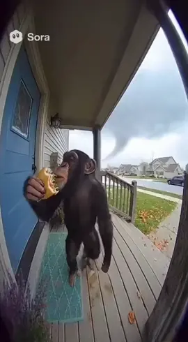 #sora #ai #fyp #tornado #chimpanzee 