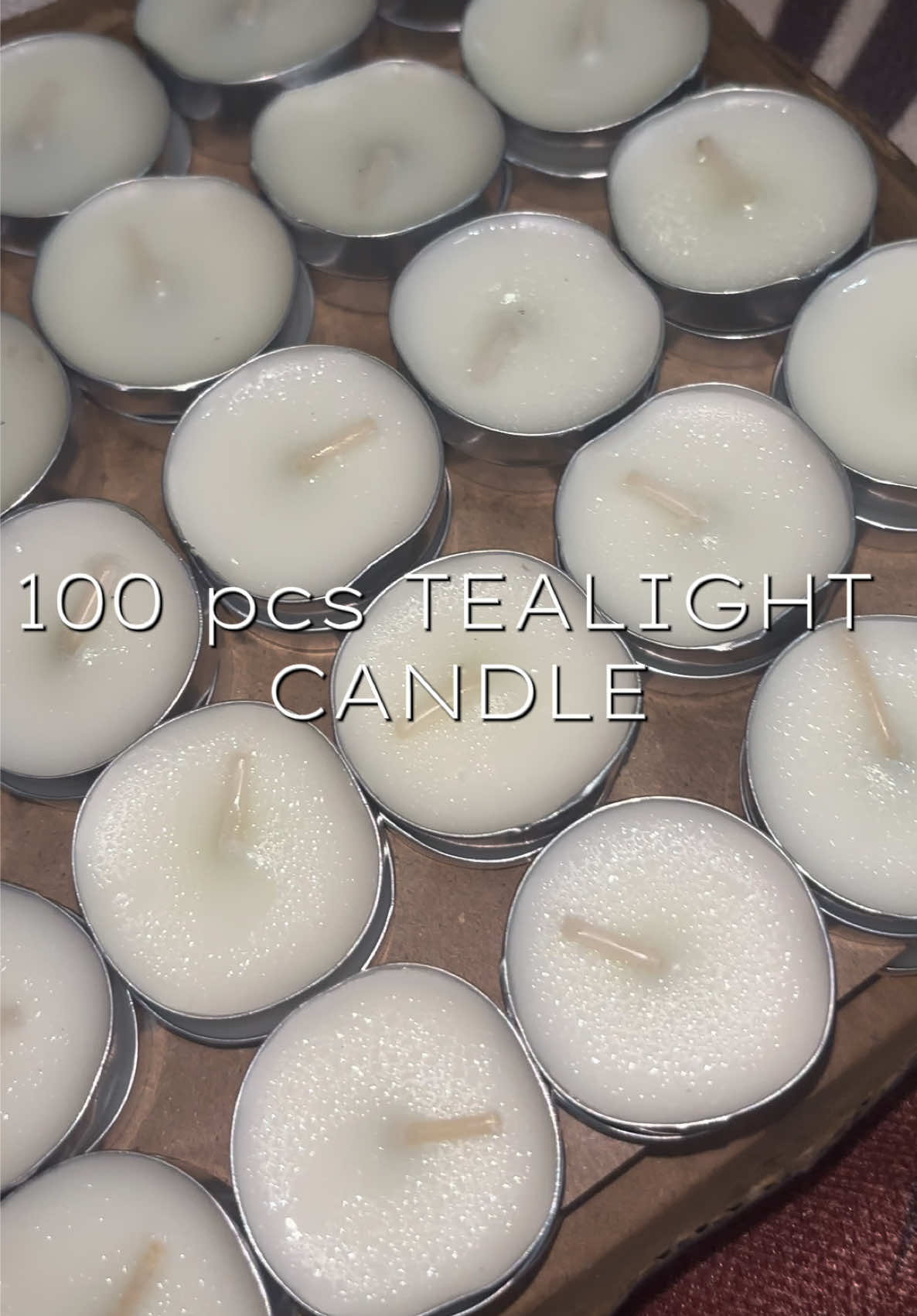 Feel the warm glow this Undas season and beyond ✨ Our 100 pcs Tealight Candles are perfect for Undas, home altars, romantic dinners, spa nights, or events! Sulit, long-lasting, at napaka-aesthetic 💛 Make every light meaningful — bili na habang mura pa!  #candle #undas #fyp 
