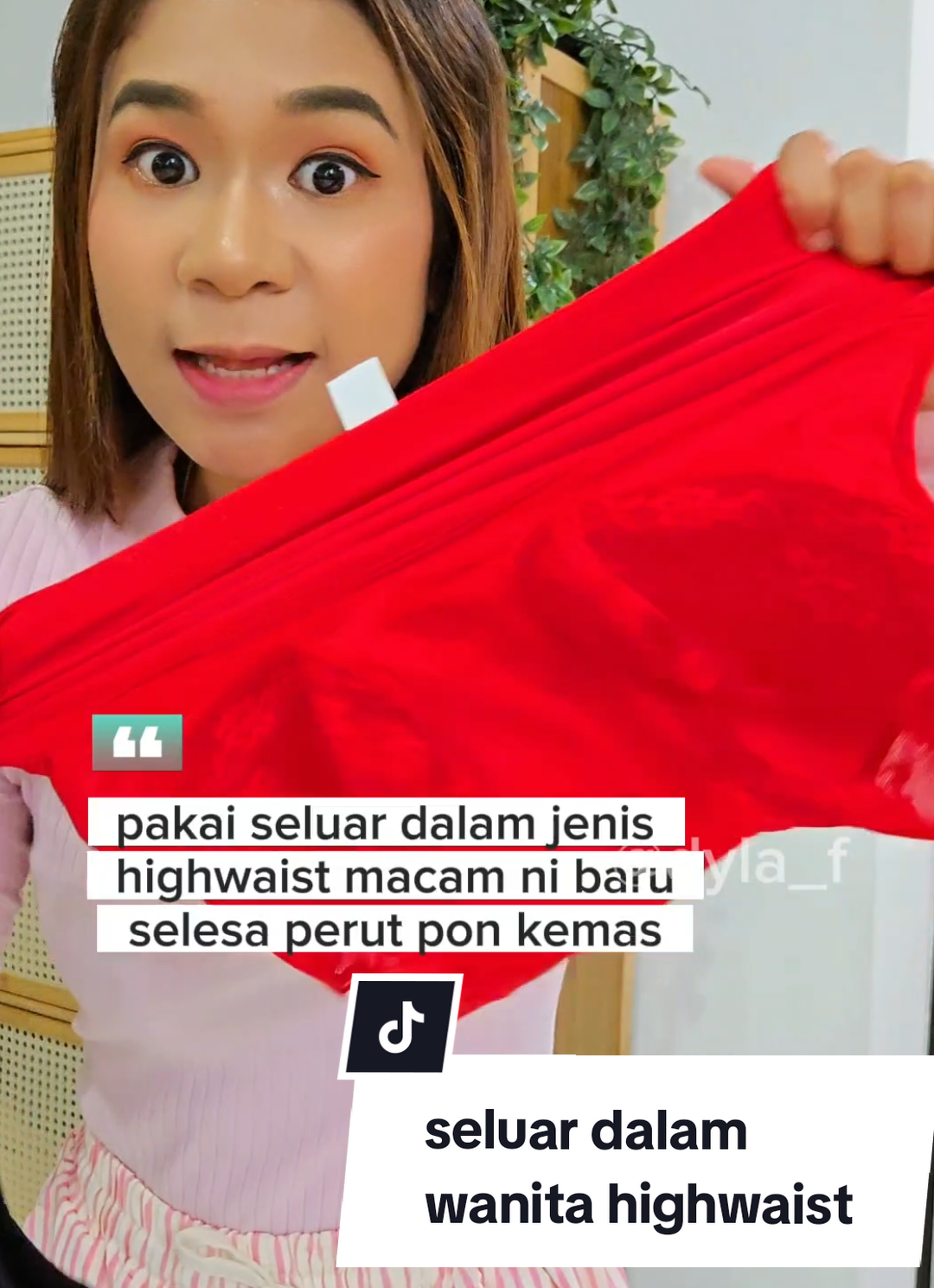 selesa seluar dalam ni, cober sikit pewut 😁 #panties #pantieswanita #seluardalamhighwaist #seluardalamwanita #girdle 