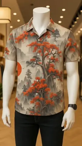 GOKS Baju Kemeja Pria Wanita Motif full #fypage #guncang1010 #guncang99 #promosi #OOTD 