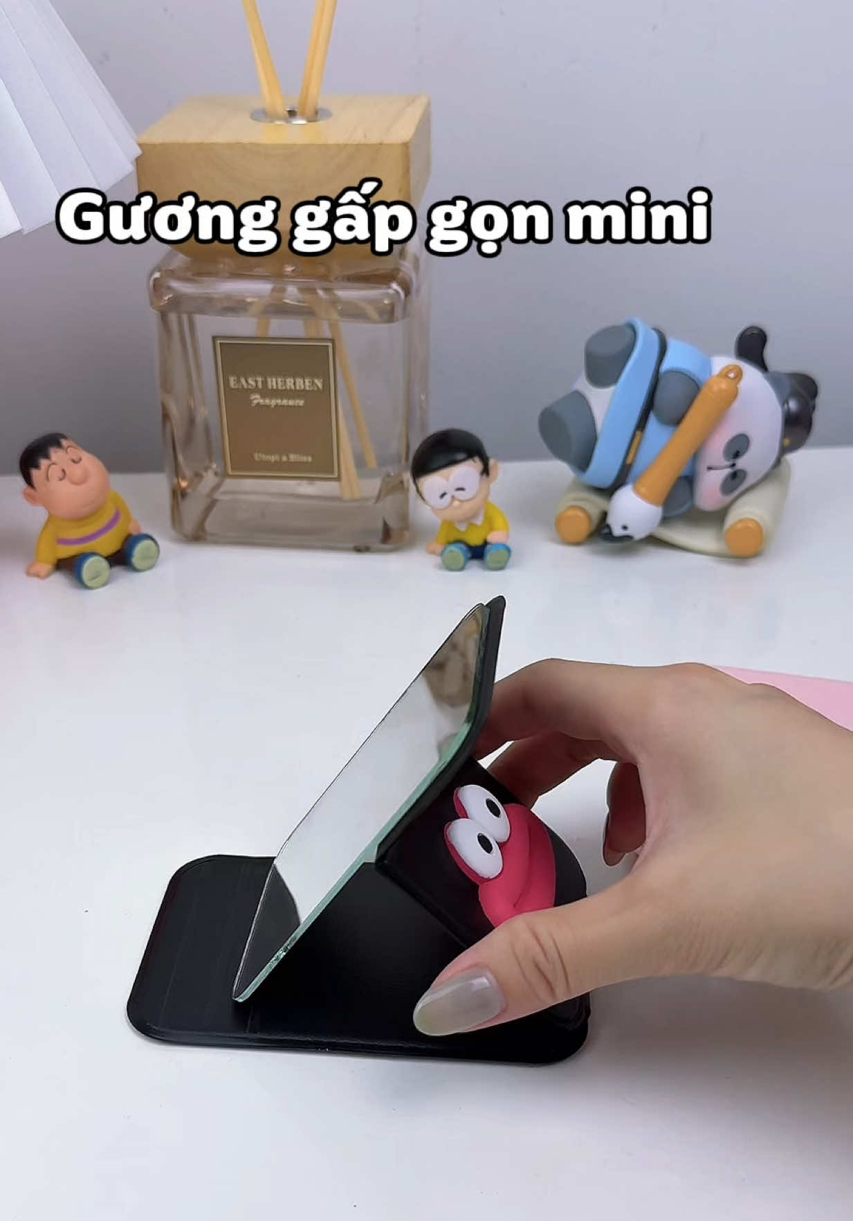 Gương gấp gọn#embexiuuu #myshopuht #guonggapgon #guongmini 