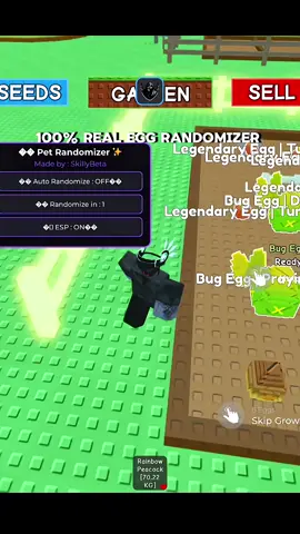 new egg randomizer grow a garden ☠️  #fyp #xyzbca #viral #deltaexecutor #growagardenscript 