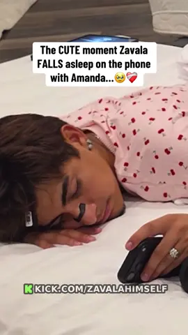 The CUTE moment Zavala FALLS asleep on the phone with Amanda…🥹❤️‍🩹 #zavala #amanda #fyp 