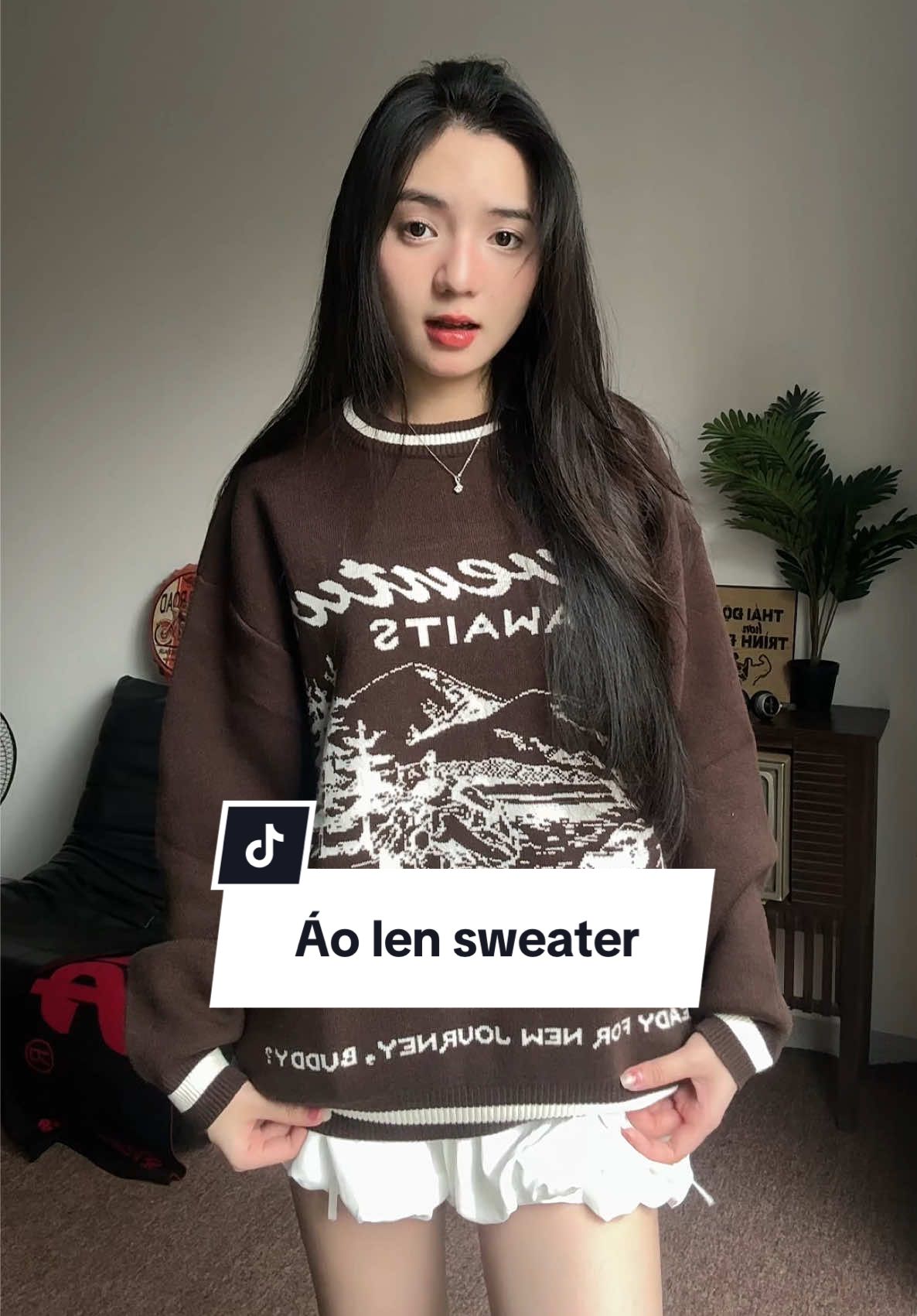 Áo len Sweater #aolen #sweater #xuhuong #outfit 