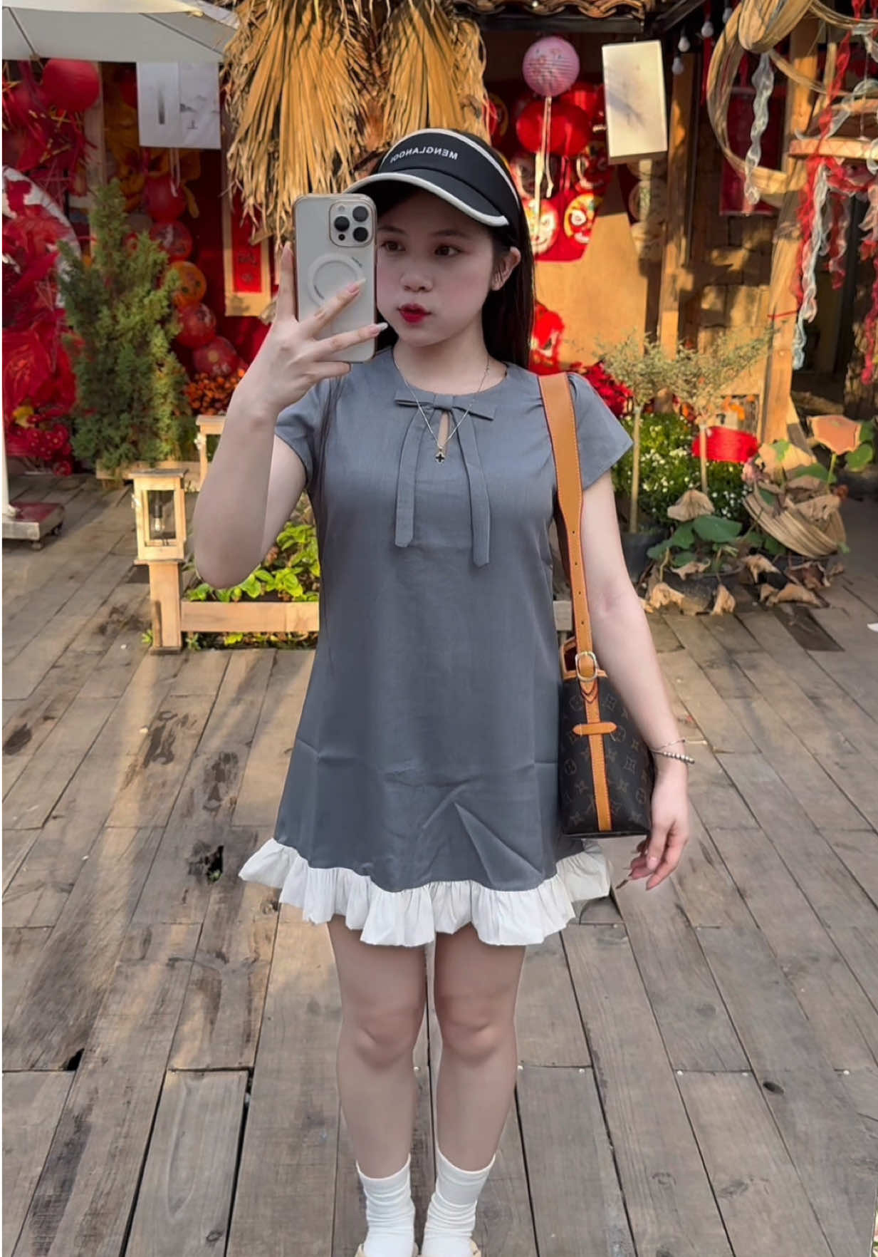 Váy babydoll phong cách hàn