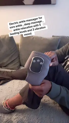 #Electric ankle massager for sore ankle , deep massage , ankle relaxation with 5 heating levels and 3 vibration mood#tiktokmademebuyit#dealdrops 