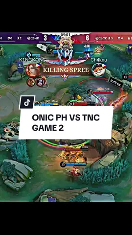ONIC PH VS TNC☠️ • GAME 2 MPL ph s16 #mlbb #MLBB9TH #onic #fyp 