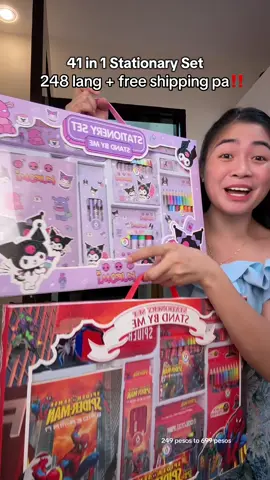 Swerte naman ng bata na makakatanggap nito😍 #giftforkids #stationaryset #birthdaygift #christmasgift  DISCLAIMER: Prices shown maybe changed anytime by the seller and isn’t CONTROLLED BY THE VIDEO CREATOR. CLICK ON THE LINK FOR THE LATEST PRICING 