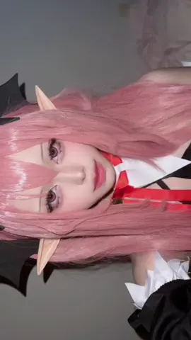 見えずらいけどちゃんと牙つけてるの(՞ ܸ.ˬ.ܸ՞)#終わりのセラフコスプレ #クルル・ツェペシコスプレ #cosplay 