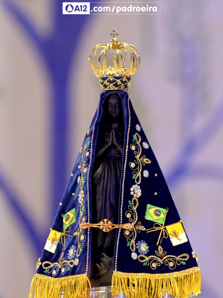 Compartilhe o amor da Mãe Aparecida! 💛 Viva Mãe de Deus e Nossa. ✨️ #padroeira #santuárionacional #casadamãe #aparecida #festadapadroeira2025 