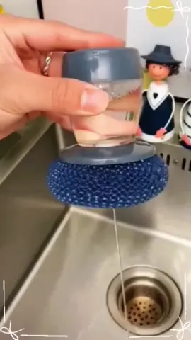 #foryou #reels #厨房好物  #goodthing #加液锅刷 Add liquid to wash the pot brush. and detergent can be added to the handle. Welcome everyone to comment. Tekan cecair keluar. dengan ia  berus panci berus mangkuk  sangat mudah. Selamat datang untuk komen.