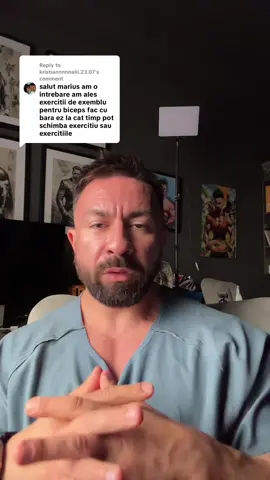 Replying to @kristiannnnnalii.23.07 Cand schimbi exercitiile? MariusMitrache.ro #biceps #antrenament #exercitii #invatapetiktok #tiktokromania 