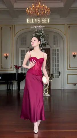 Ellys set - Burgundy version ❤️ 