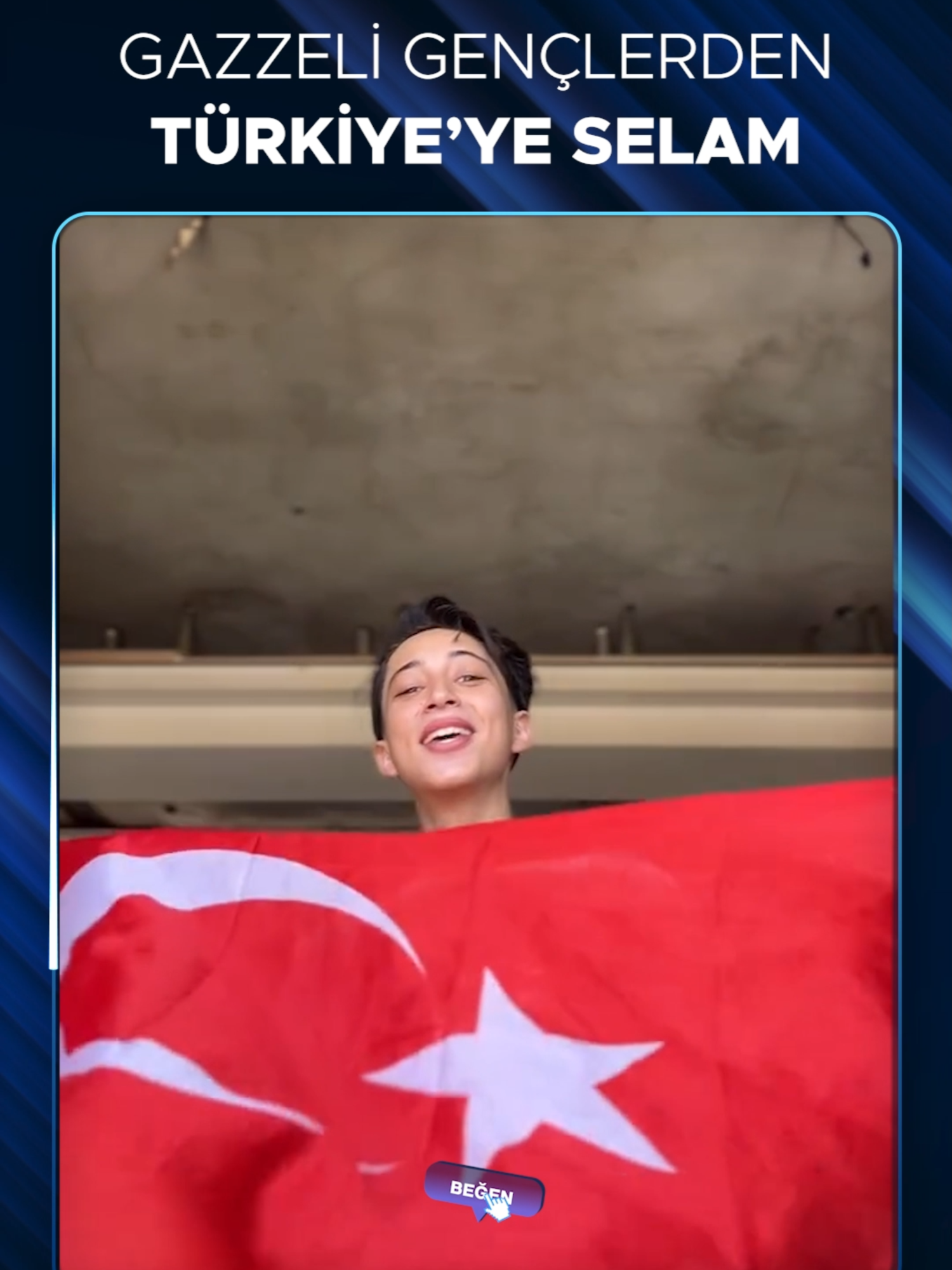 🇵🇸❤️🇹🇷 Gazzeli gençlerin şanlı Türk bayrağıyla başlattığı 