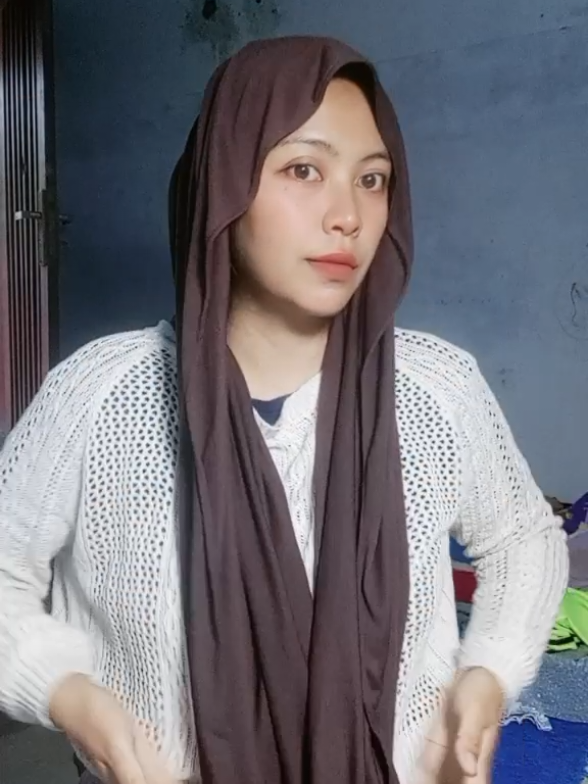 Tutorial hijab Palak 😁👉#tutorialhijab #pashminakaos #pashmina 